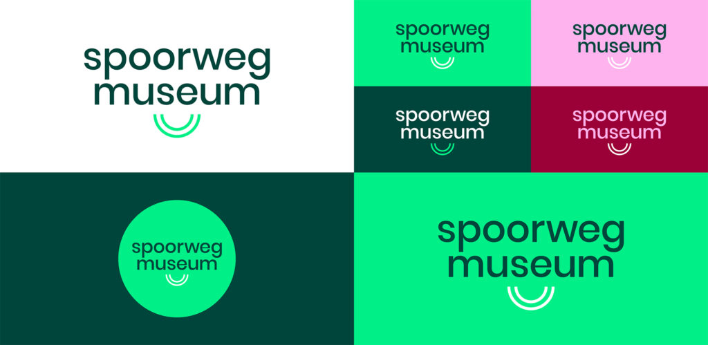 Logo impressie van het Spoorweg Museum.